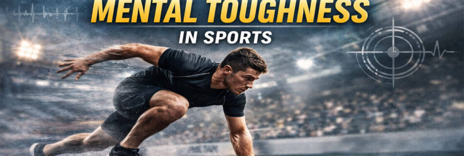 Athlete preparing to sprint symbolizing how to improve mental toughness in sports and build competitive focus